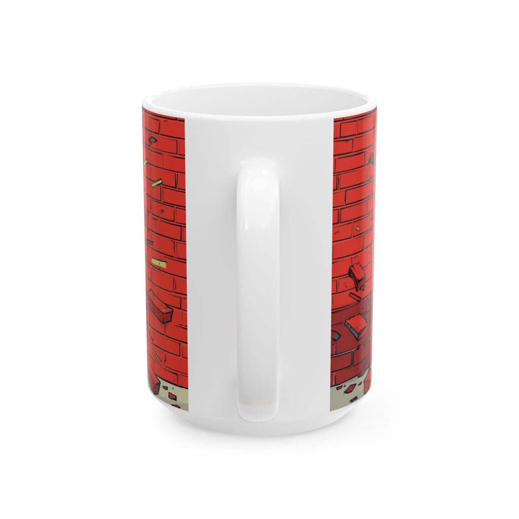 Be Unstoppable Ceramic Mug — Motivational Comic-Style Coffee Cup (11oz/15oz)