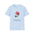 Rose "Keep Growing" T-Shirt — Floral Inspirational Tee