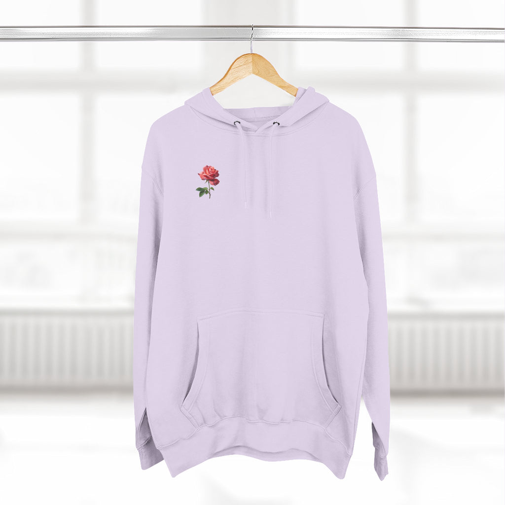Rose 'Keep Growing' Hoodie — Floral Inspirational Sweatshirt