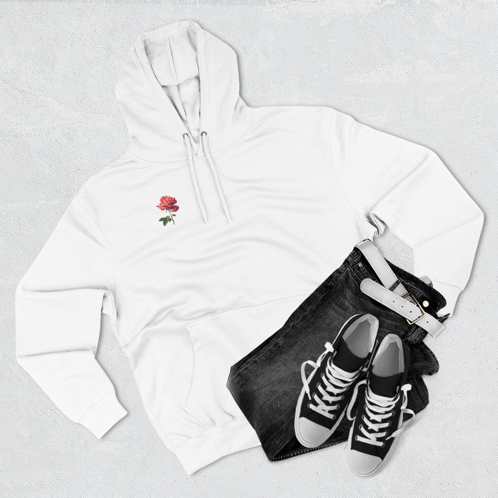 Rose 'Keep Growing' Hoodie — Floral Inspirational Sweatshirt