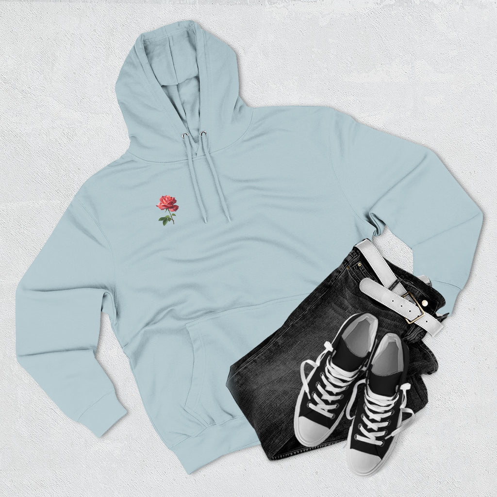 Rose 'Keep Growing' Hoodie — Floral Inspirational Sweatshirt