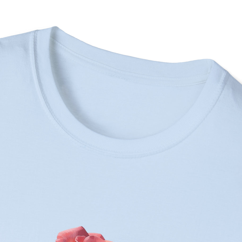 Rose "Keep Growing" T-Shirt — Floral Inspirational Tee