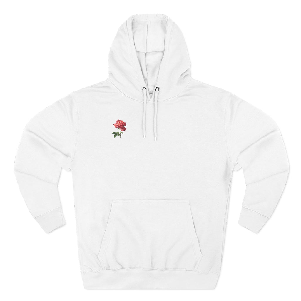 Rose 'Keep Growing' Hoodie — Floral Inspirational Sweatshirt