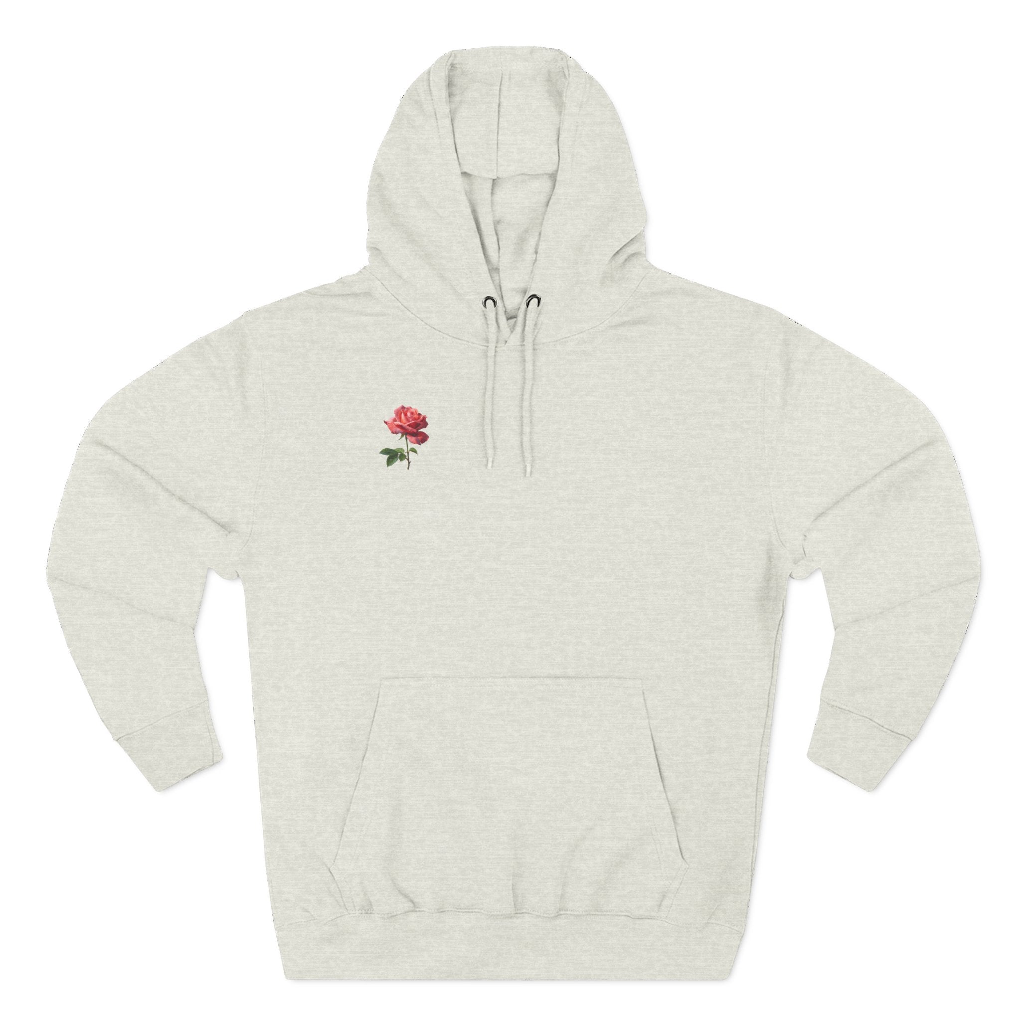 Rose 'Keep Growing' Hoodie — Floral Inspirational Sweatshirt