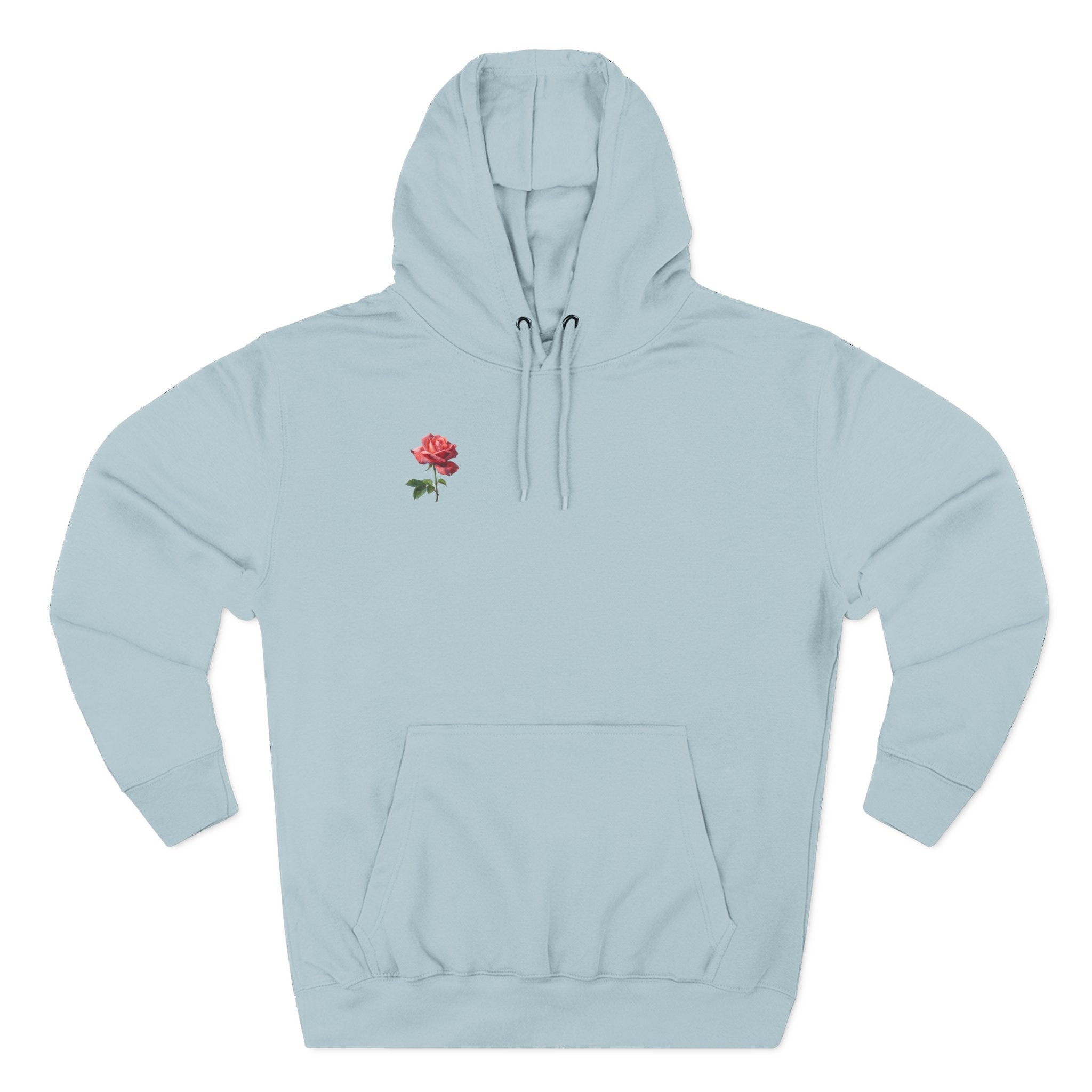 Rose 'Keep Growing' Hoodie — Floral Inspirational Sweatshirt