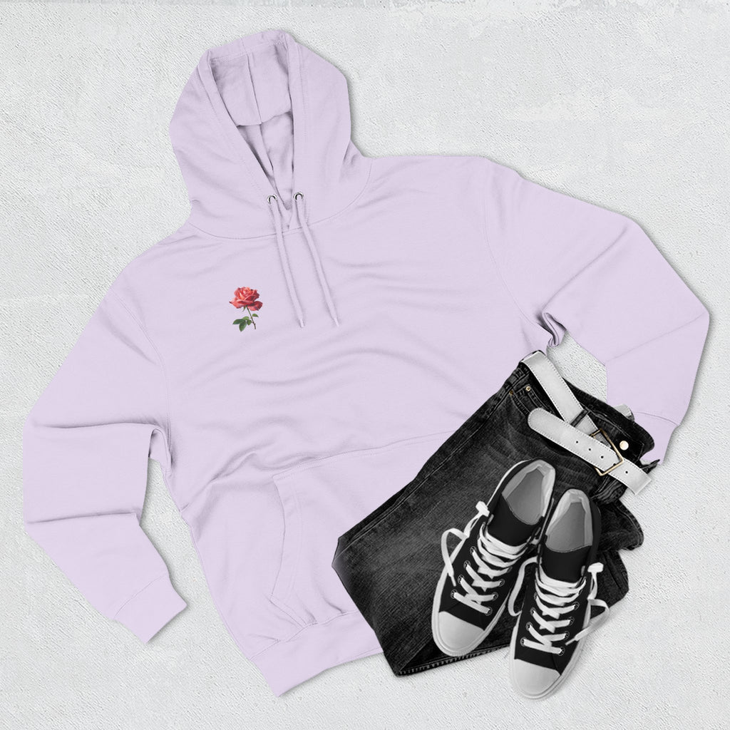 Rose 'Keep Growing' Hoodie — Floral Inspirational Sweatshirt
