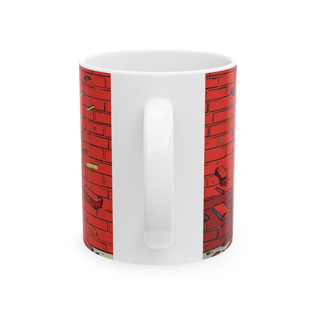 Be Unstoppable Ceramic Mug — Motivational Comic-Style Coffee Cup (11oz/15oz)
